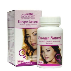 Estrogen natural (60 cps) - pentru sustinerea functiei hormonale feminine